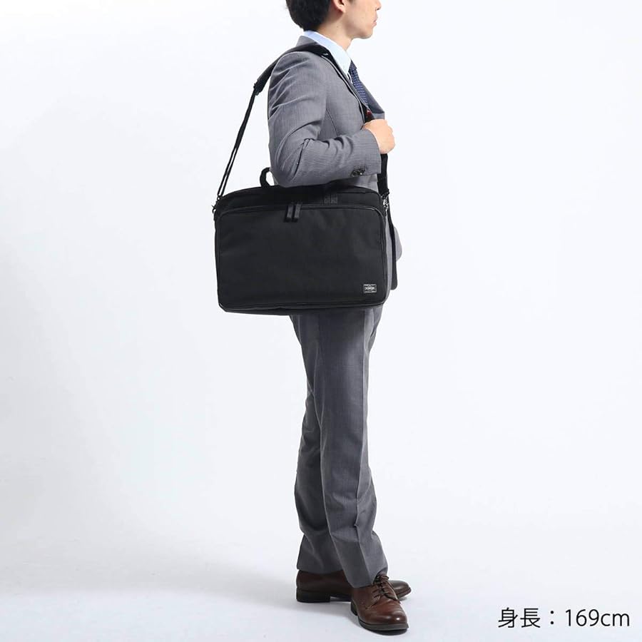 美品✨レア PORTER ポーター ハイブリッド ブリーフケース 2way 2 Amazon.co.jp: ポーター ハイブリッド 2WAYブリーフケース（2層
